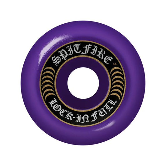 Spitfire F4 99 54mm Lock-In Full Purple Wheels