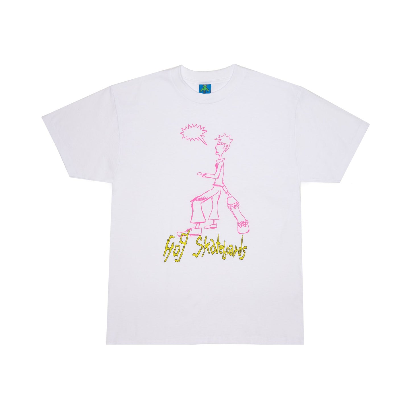 Frog Skater T-Shirt White