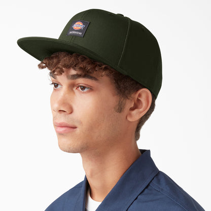 Dickies Skate Flat Bill Hat Olive Green