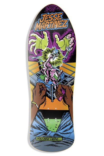 World Industries Jesse Martinez Rock'em Sock'em 10.1 Skateboard Deck