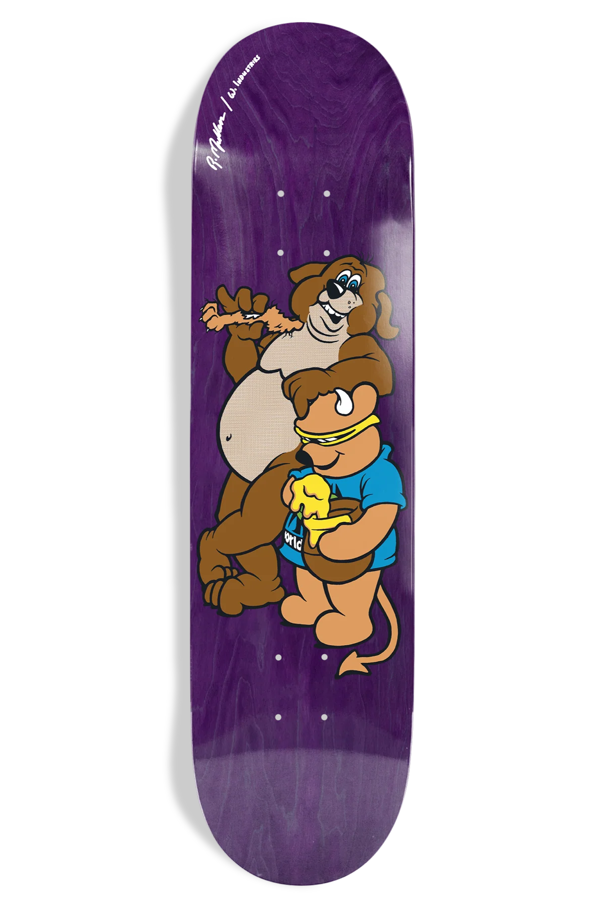 World Indsutries Rodney Mullen Bear Popsicle 8.25 Skateboard Deck