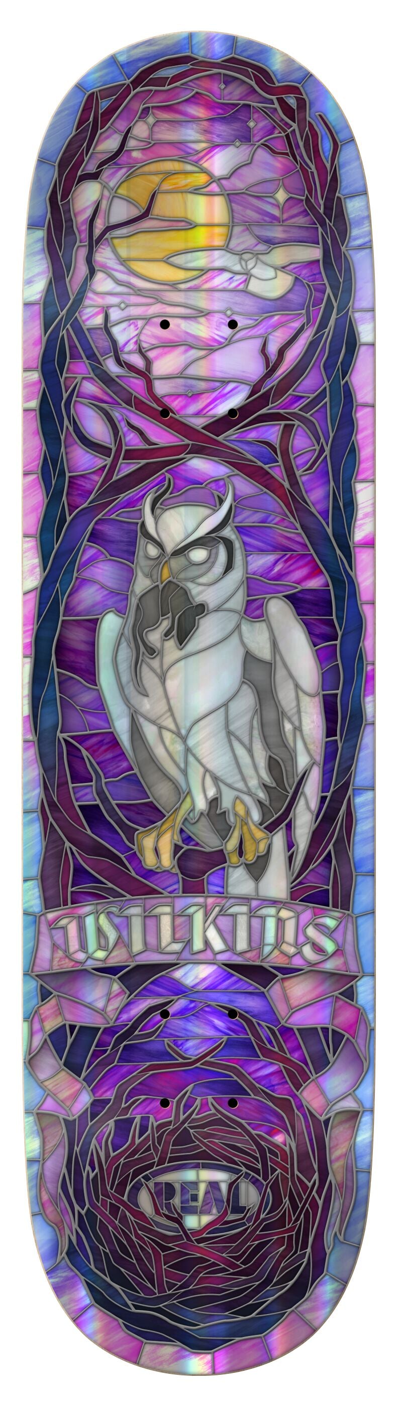 Real Wilkins Cathedral Holo Skateboard Deck 8.5