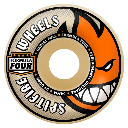Spitfire F4 99a Radial Full 54mm Skateboard Wheels