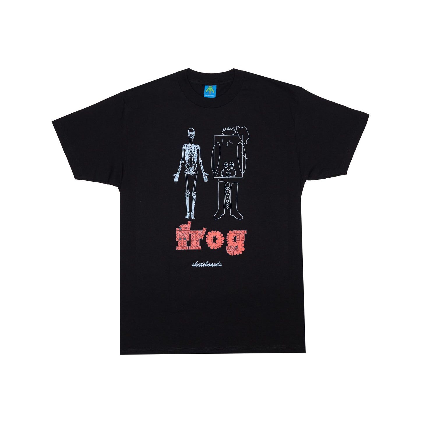 Frog Vector World T-Shirt Black