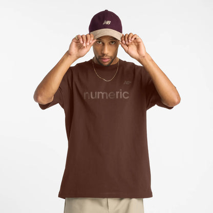 NB Numeric Relaxed Athletic Logo T-Shirt Brown
