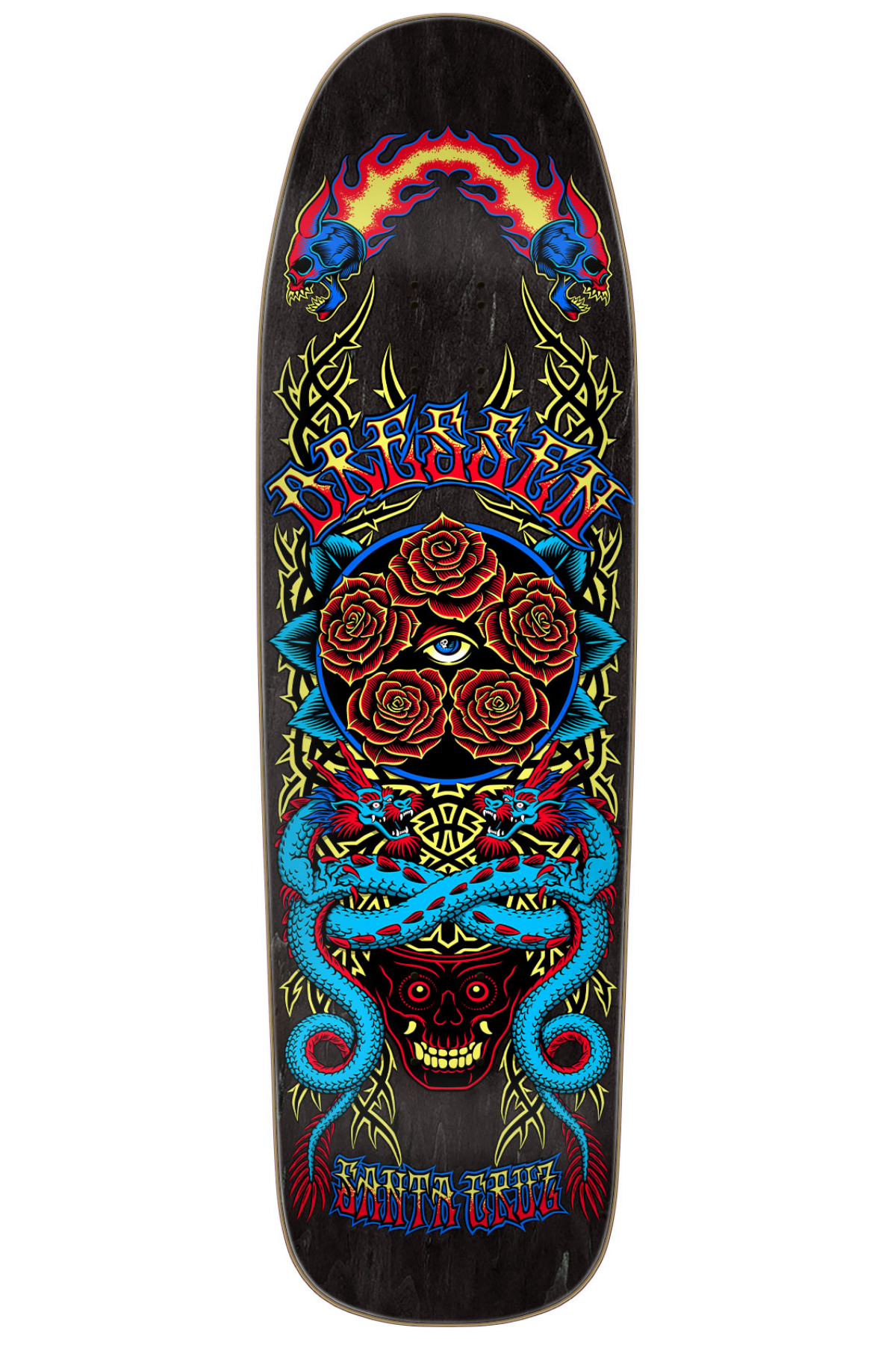Santa Cruz Dressen Rose Crew Five Pro Shaped 9.30
