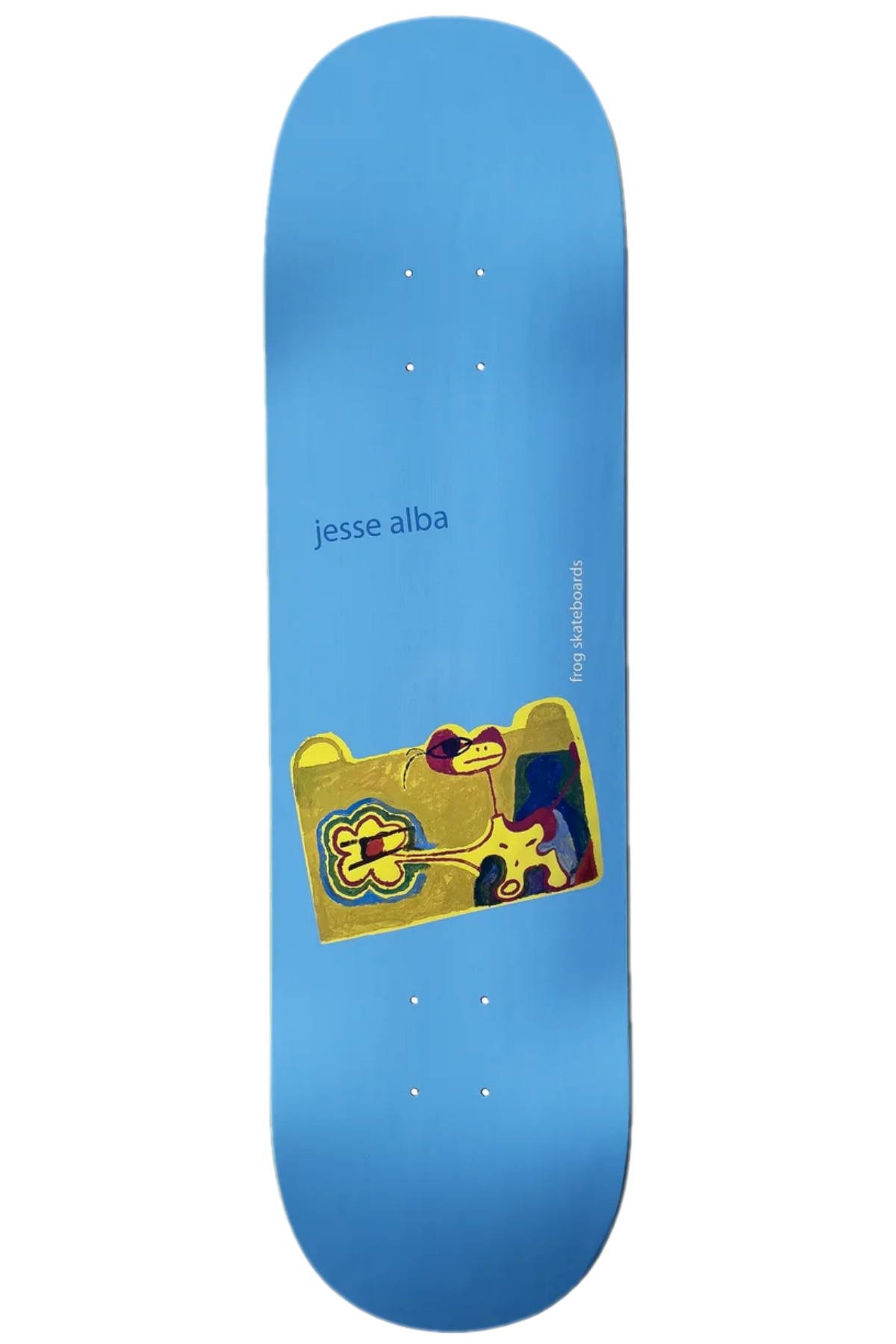 Frog Painting Jesse Alba Skateboard Deck 8.38