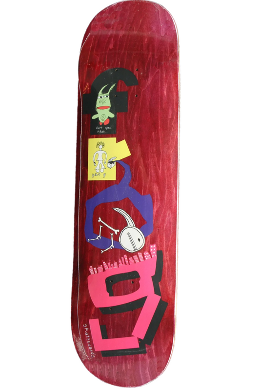Frog Unleashed Pat G Skateboard Deck 8.125