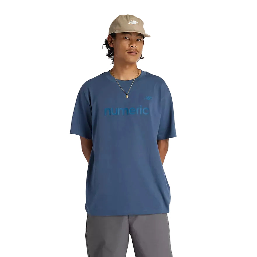 NB Numeric Relaxed Athletic Logo T-Shirt Indigo