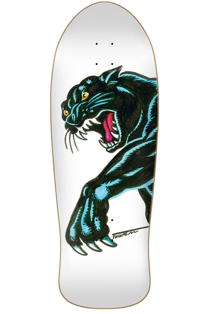 Santa Cruz Natas Sketch Panther Reissue Skateboard Deck 10.54