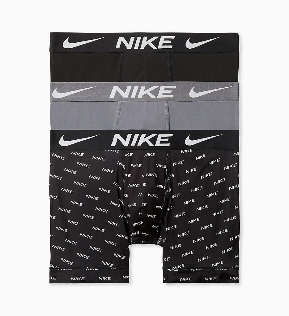 Nike Dri-Fit Essential Micro Boxer Brief Multi Black/Grey/Print 3-Pack