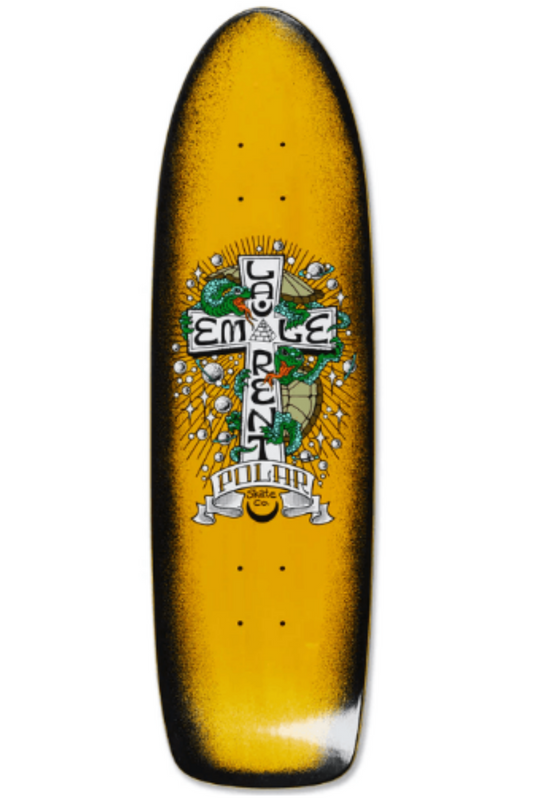 Polar Emile Laurent Turtle Town Skateboard Deck T-Shape