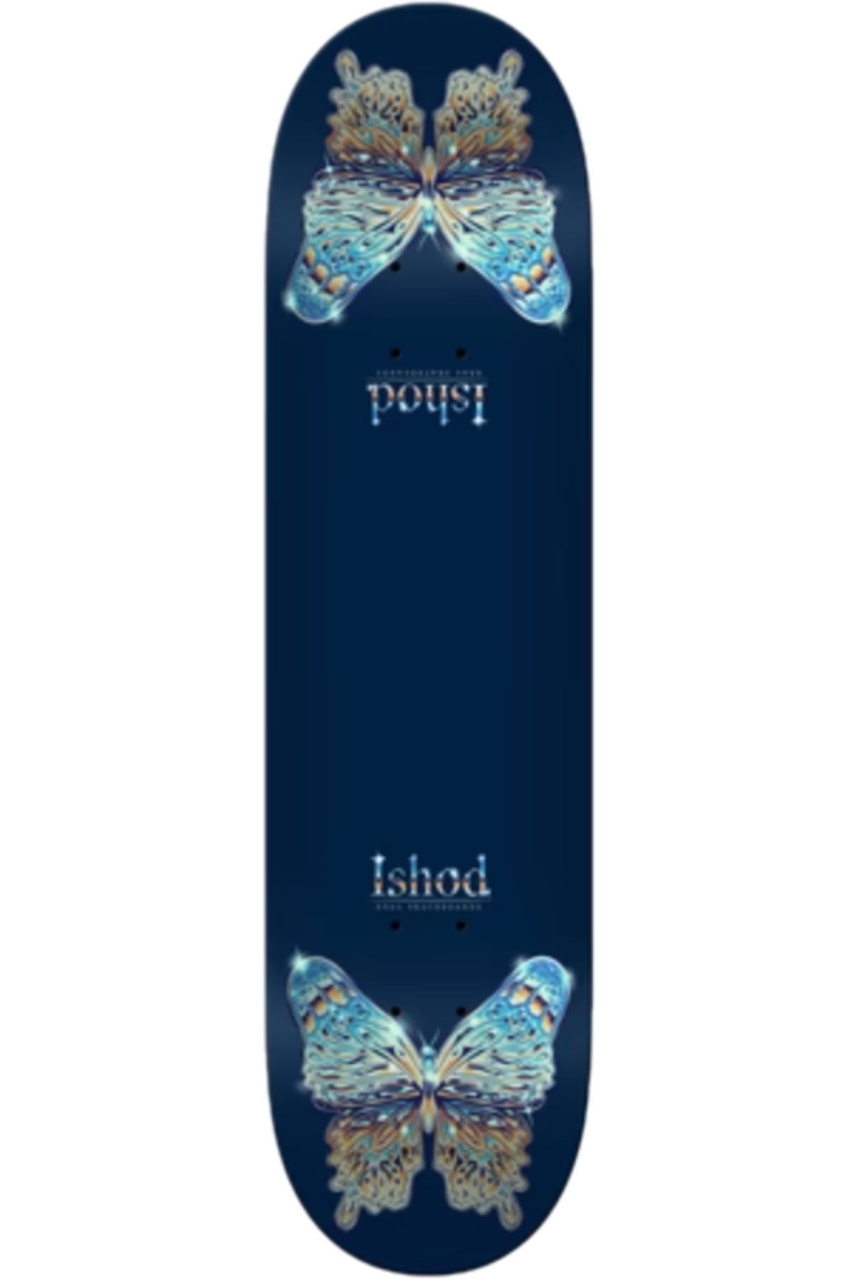 Real Ishod Mariposa Chrome Redux 8.25 Twin Tail Skateboard Deck