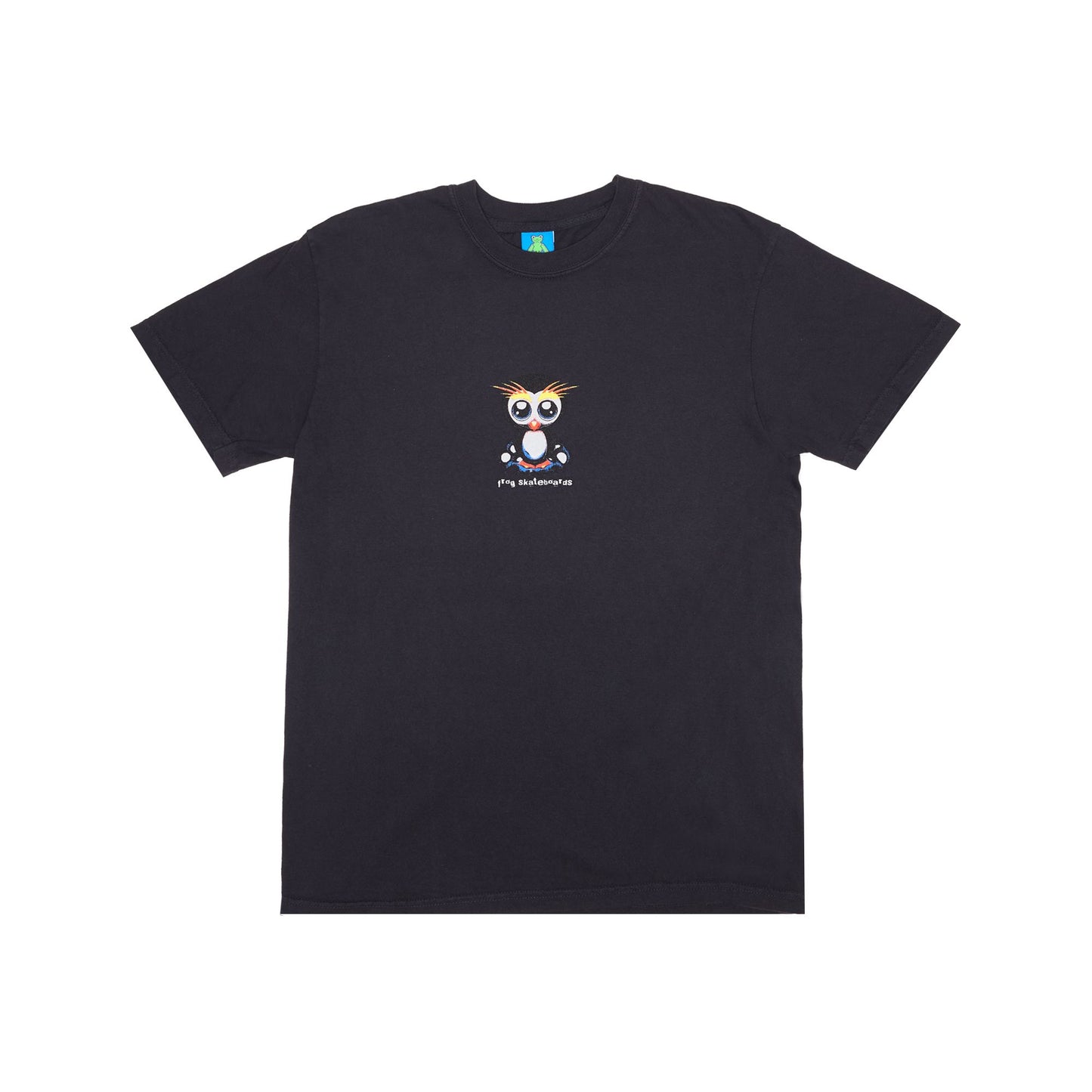 Frog Secret Penguin T-Shirt Faded Black