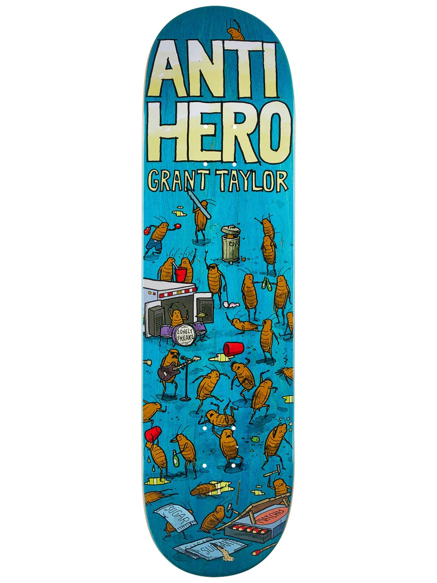 Anti Hero Grant Roached Out Skateboard Deck 8.62
