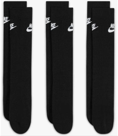 Nike Everyday Essential Dri-Fit Crew Socks Black 3-Pack