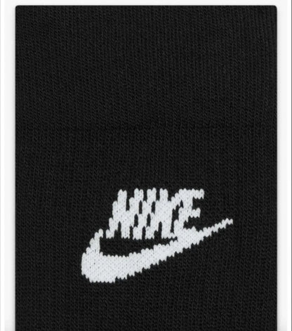 Nike Everyday Essential Dri-Fit Crew Socks Black 3-Pack