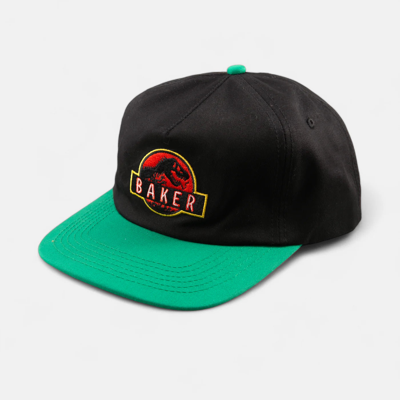 Baker Stoned Age Snapback Hat Black Green