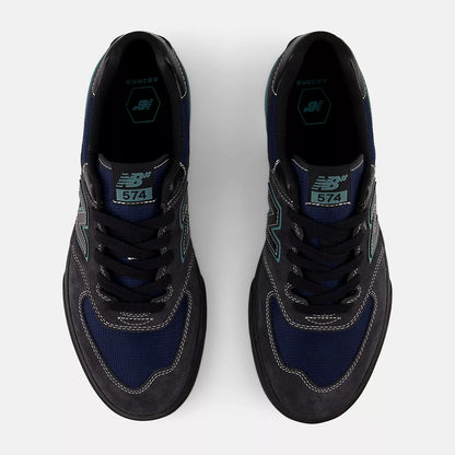 NB Numeric 574 Vulc Faded Black Teal