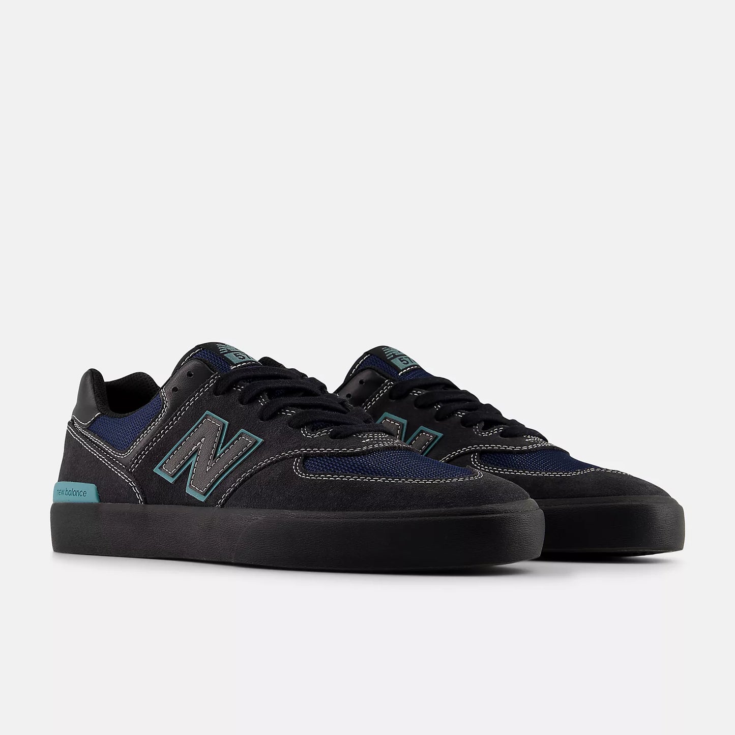 NB Numeric 574 Vulc Faded Black Teal