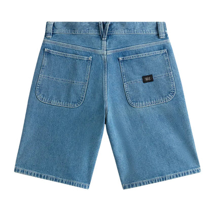 Vans Chore Loose Denim Shorts Stonewash Blue
