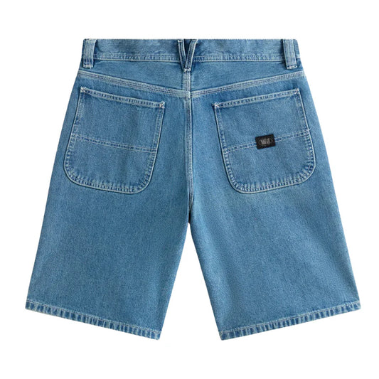 Vans Chore Loose Denim Shorts Stonewash Blue