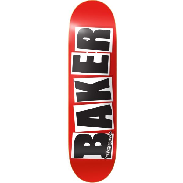 Baker Brand Logo Red/Black Skateboard Deck 7.88