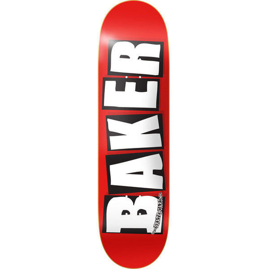 Baker Brand Logo White Skateboard Deck 8.5