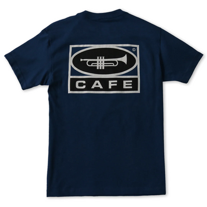Cafe Trumpet T-Shirt Navy