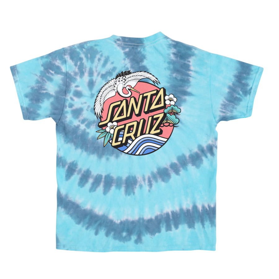 Santa Cruz Girls Crane Dot S/S Regular Tie-Dye T-Shirt