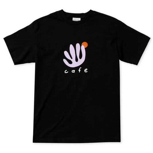 Cafe April T-Shirt Black