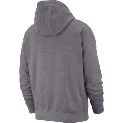 Nike Club Fleece Zipper Hoodie Grey White