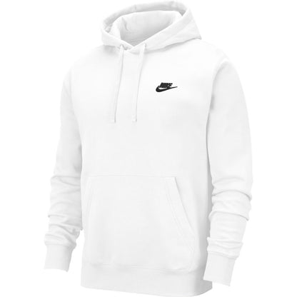 Nike Club Fleece Pullover Hoodie White