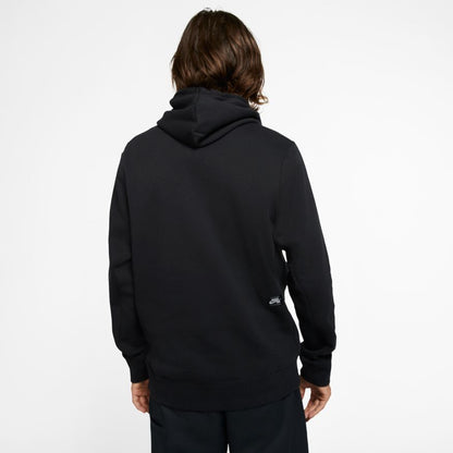 Nike SB Pullover Embroidered Logo Hoodie Black