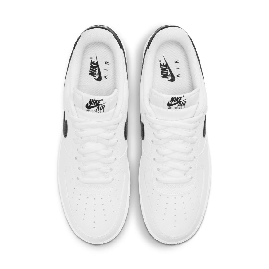 Nike Air Force 1 '07 White/Black Pebble Leather | Double R Kicks
