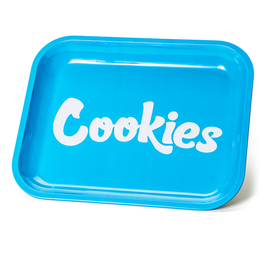 Cookies Large Cookies Blue Metal Accessories Tray