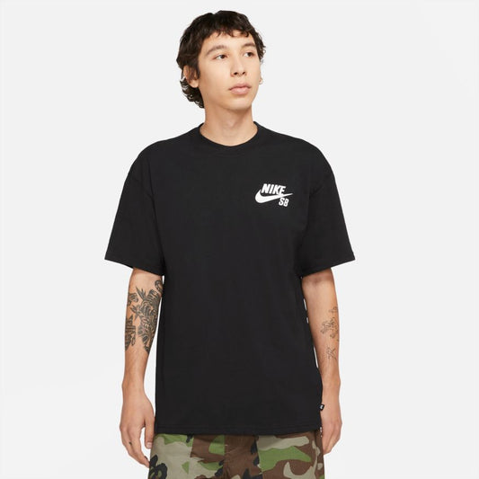 Nike SB Logo Skate T-Shirt Black