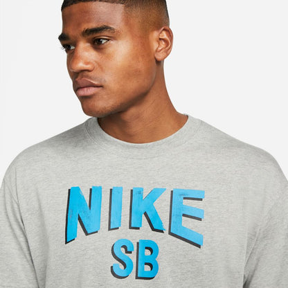Nike SB Mercado T-Shirt Heather Grey Blue