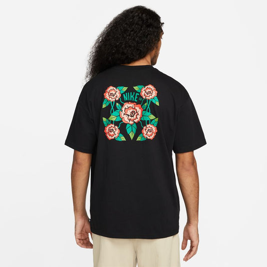 Nike SB Mosaic Roses Skate T-Shirt Black