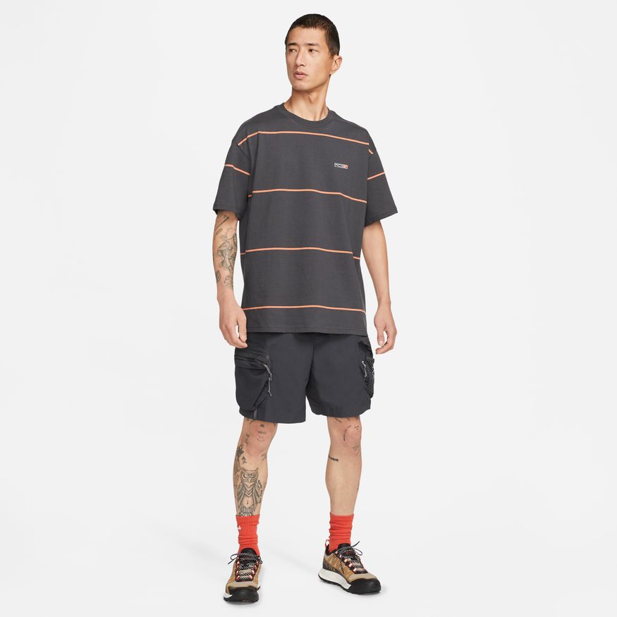 Nike ACG Striped T-Shirt Dark Smoke