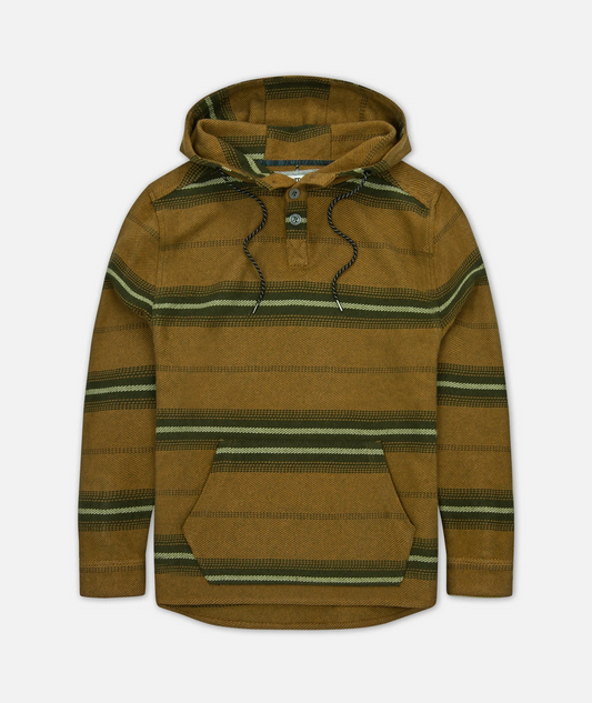 Jetty Quintin Baja Pullover Hoodie Olive