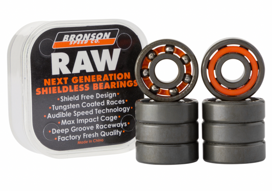 Bronson Raw Bearings Set of 8