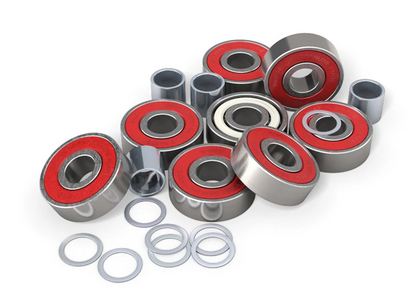 Indy GP-R Bearings Red Set of 8