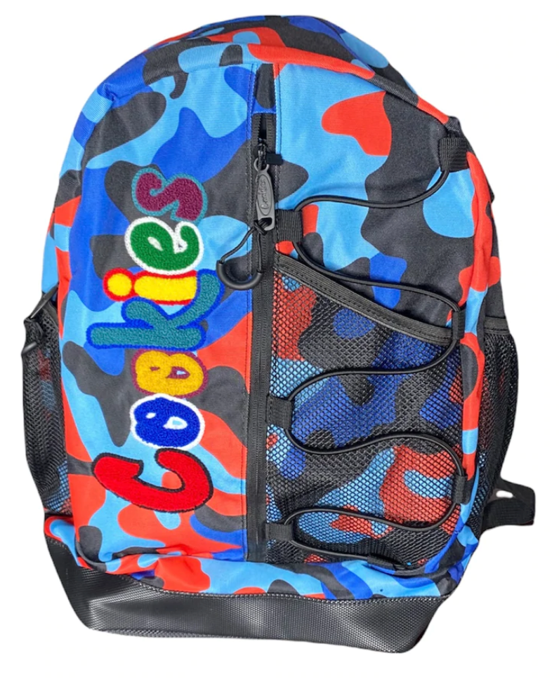 Cookies Smell Proof "The Bungee" Backpack Cookies Blue Camo