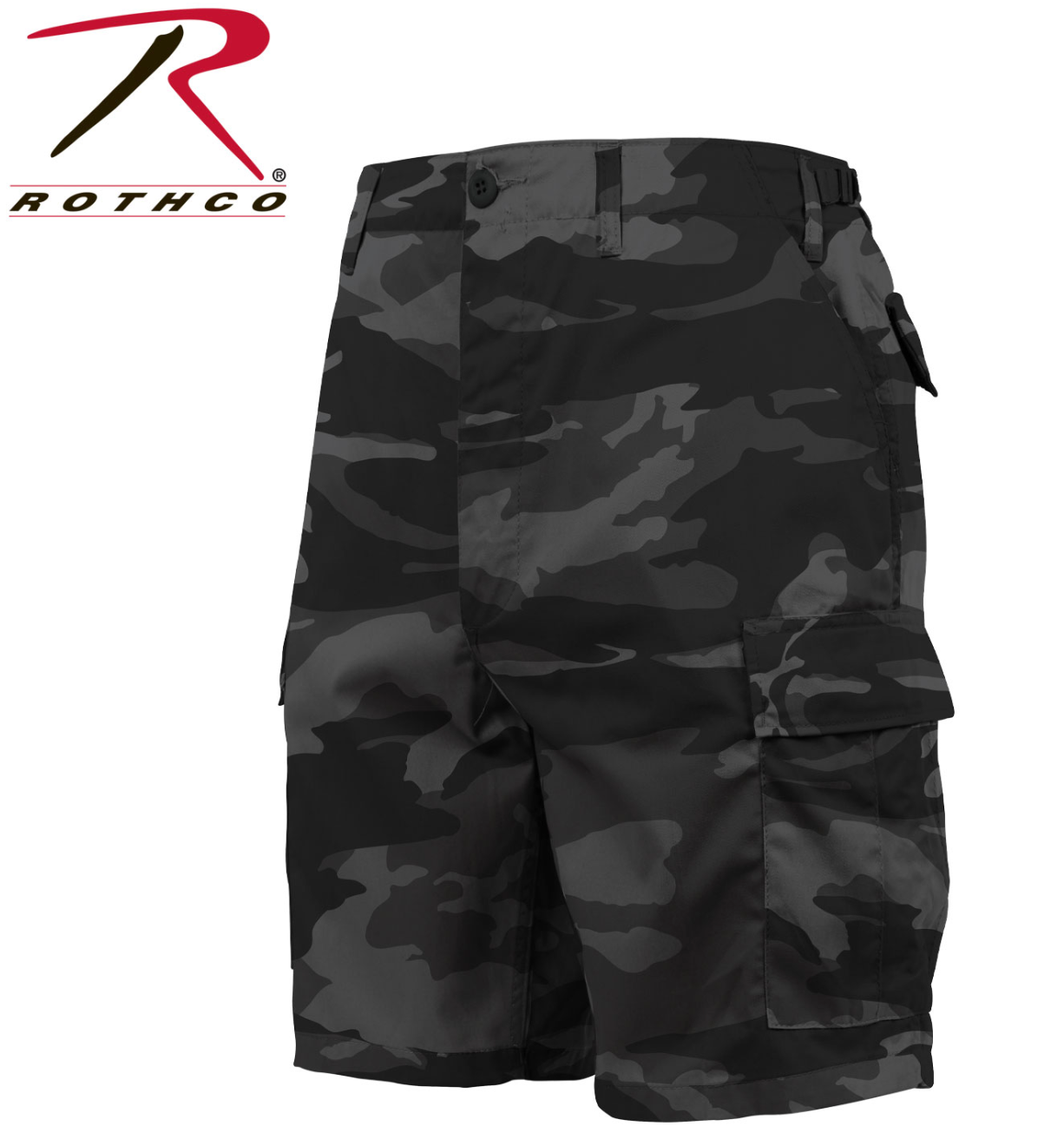 Rothco Black/Grey Camo BDU Shorts