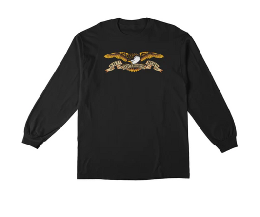 Anti-Hero Eagle L/S Shirt Black