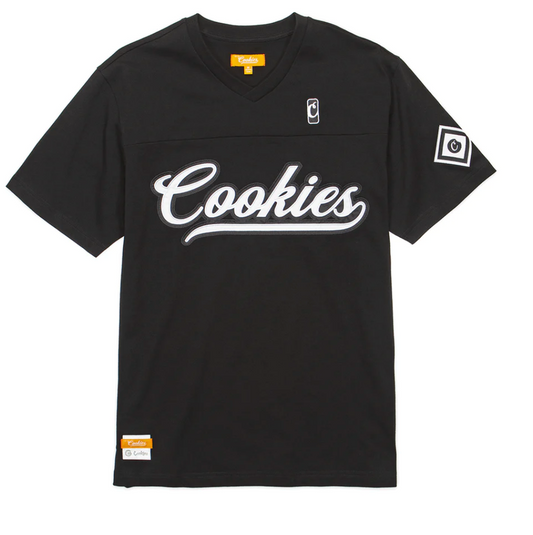 Cookies Pack Talk Cotton Jersey V-Neck Knit