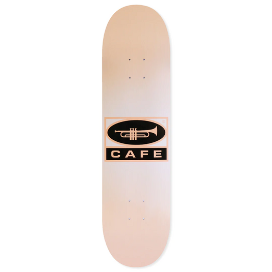 Cafe Trumpet Skateboard Deck Peach 8.25