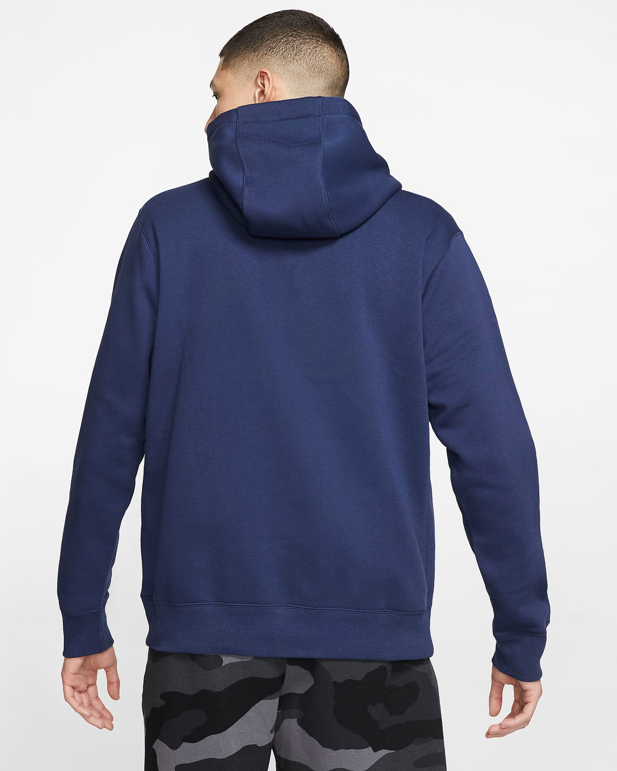 Nike Club Fleece Pullover Hoodie Navy